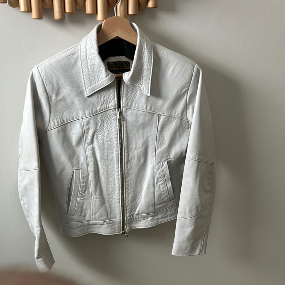 White Leather Jacket